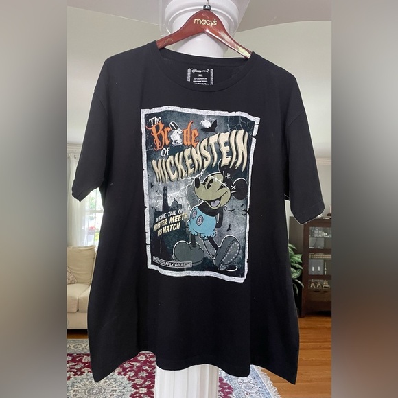 Disney Black Bride of Frankenstein Mickey T-Shirt . Vintage style size XX large - Picture 2 of 4